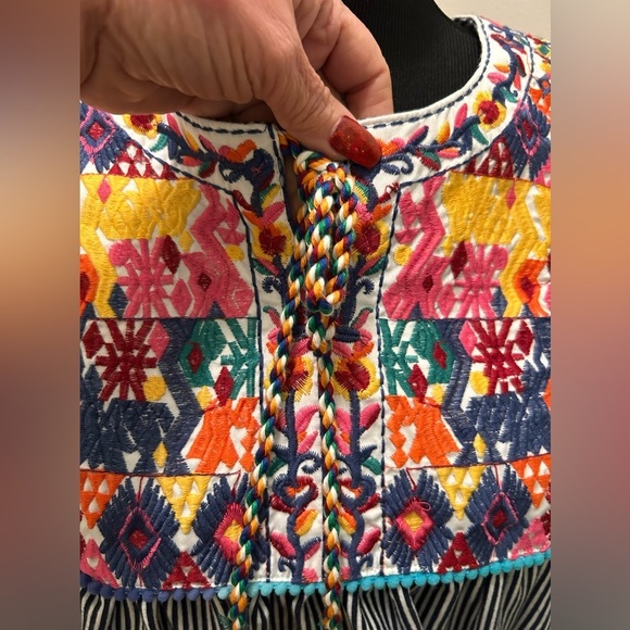 Hannah Boho Embroidered pompon bohemian Small 59 - Picture 4 of 7